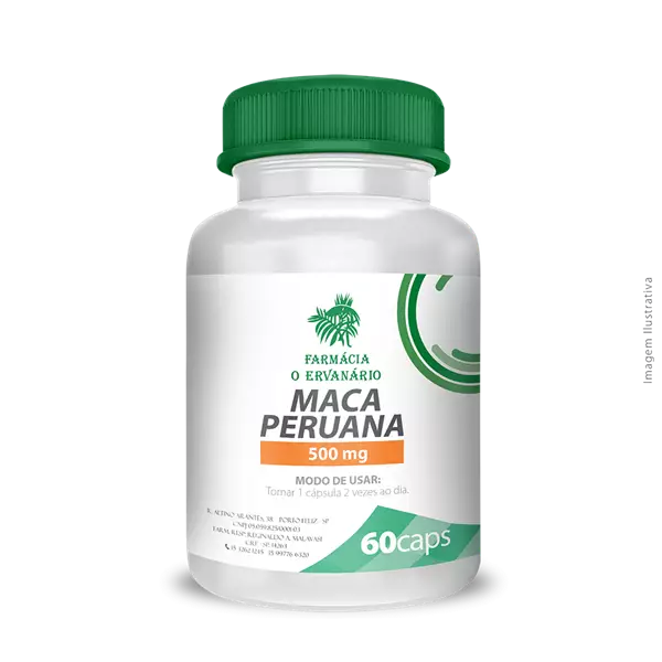 Maca Peruana 500mg 60 Cápsulas