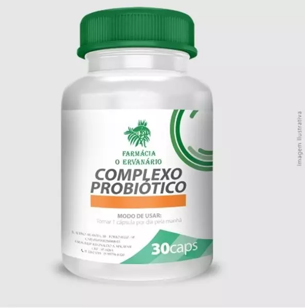 Complexo Probiótico 30 Cápsulas