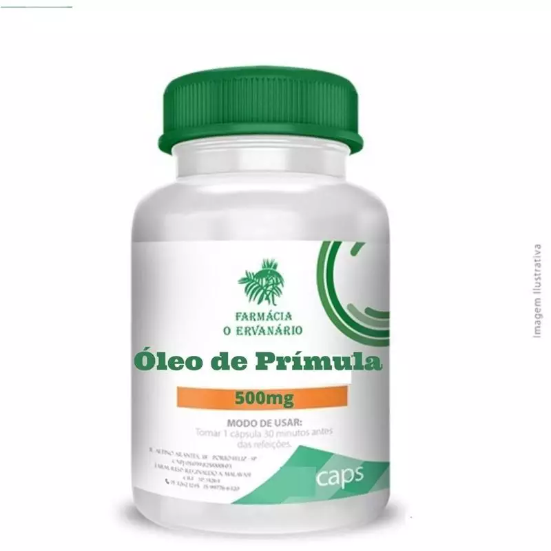 Óleo de Prímula 500 mg 45 cáps