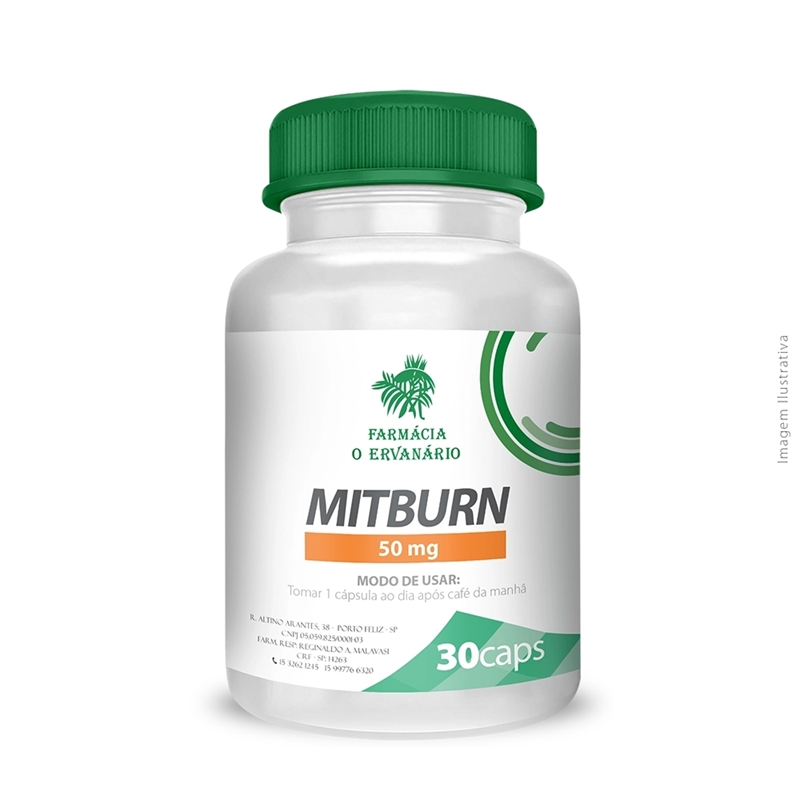 Mitburn 50mg 30 Cápsulas