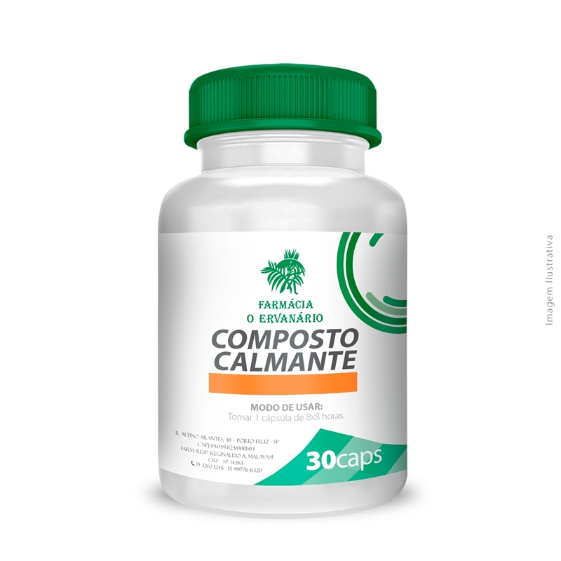 Composto Calmante 30 Cápsulas